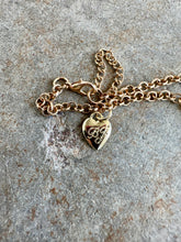 Load image into Gallery viewer, 90s Betsey Johnson Rainbow Love Heart Necklace & Earrings Set