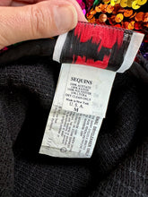 Load image into Gallery viewer, Vintage 80s-90s Sequin Rainbow Zigzag Bodycon Halter Mini Dress