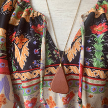 Load image into Gallery viewer, 1970's Large Goldstone Pendant Necklace