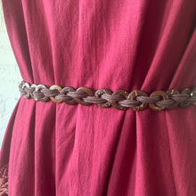 Load image into Gallery viewer, Vintage Coconut Shell Tie Belt