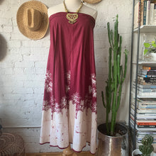 Load image into Gallery viewer, Vintage Hand Block Print Maxi Wrap Skirt