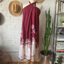 Load image into Gallery viewer, Vintage Hand Block Print Maxi Wrap Skirt
