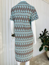 Load image into Gallery viewer, 1960s Novelty Bird Print Knit Shift Dress
