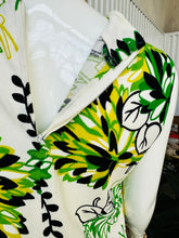 Load image into Gallery viewer, 1960s Bold Blue, Green & Yellow Floral Sleeveless Maxi Dress