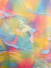 Load image into Gallery viewer, 1960s-70s Sleeveless Psychedelic Pastel Rainbow Maxi Dress