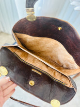 Load image into Gallery viewer, 1970s Mastercraft Leather Canadian Satchel Purse