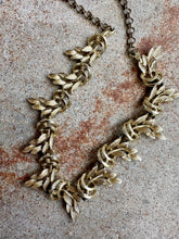 Load image into Gallery viewer, 1950s BSK Gold Leaf Articulating Necklace