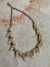 Load image into Gallery viewer, 1950s BSK Gold Leaf Articulating Necklace