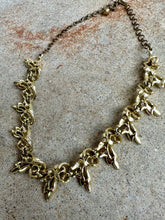 Load image into Gallery viewer, 1950s BSK Gold Leaf Articulating Necklace