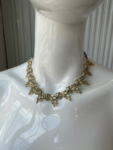 Load image into Gallery viewer, 1950s BSK Gold Leaf Articulating Necklace