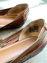 Load image into Gallery viewer, Vintage Huarache Quad Color Leather Flats