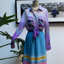 Load image into Gallery viewer, Makali Chiffon LS Blouse