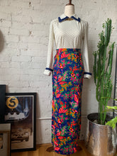 Load image into Gallery viewer, 1970s Nautical Belted Blouse