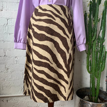 Load image into Gallery viewer, Zebra Print Safari Pencil Skirt