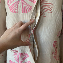 Load image into Gallery viewer, 1990s Y2K Embossed Ivory & Blush Floral Day Coat