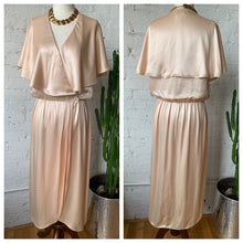 Load image into Gallery viewer, 1970s Neiman Marcus Champagne Dress