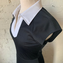 Load image into Gallery viewer, 1960s-70s Black & White Handmade Mod Dress