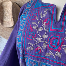 Load image into Gallery viewer, Vintage Egyptian Purple Kaftan
