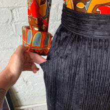 Load image into Gallery viewer, 1980s Black Corduroy Pencil Skirt
