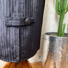 Load image into Gallery viewer, 1980s Black Corduroy Pencil Skirt