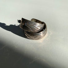 Load image into Gallery viewer, Southwestern Sterling Silver Hoop Earrings