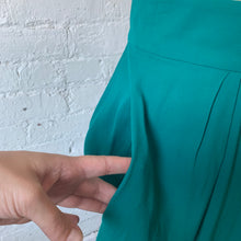 Load image into Gallery viewer, 1980s Flirty Teal Skirt