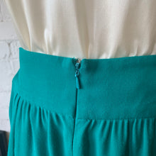 Load image into Gallery viewer, 1980s Flirty Teal Skirt