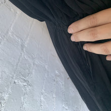 Load image into Gallery viewer, 1980s Black Accordion Pleated Dress