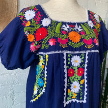 Load image into Gallery viewer, 1970s Mexican Embroidered Hippie Dress