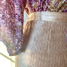 Load image into Gallery viewer, Champagne Beaded Pencil Skirt