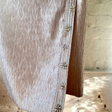 Load image into Gallery viewer, Champagne Beaded Pencil Skirt