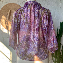 Load image into Gallery viewer, 1960s-1970s Watercolor Hippie Blouse