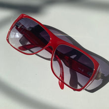 Load image into Gallery viewer, 1980s Italian Cherry Red Anne Klein II For Riviera Sunglasses