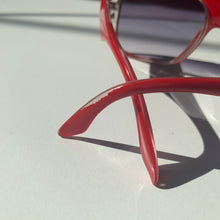Load image into Gallery viewer, 1980s Italian Cherry Red Anne Klein II For Riviera Sunglasses
