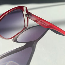 Load image into Gallery viewer, 1980s Italian Cherry Red Anne Klein II For Riviera Sunglasses