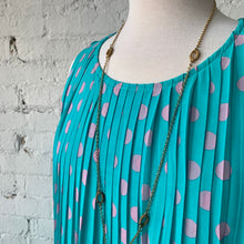 Load image into Gallery viewer, 1970s - 1980s Inspired Polka Dot Accordion Tent Dress