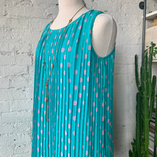 Load image into Gallery viewer, 1970s - 1980s Inspired Polka Dot Accordion Tent Dress