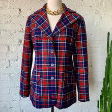Load image into Gallery viewer, 1970s Pendleton Wool Plaid Blazer Jacket