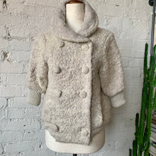 Load image into Gallery viewer, 1950s Inspired Wool Double Breasted Cropped Bomber Jacket