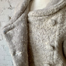 Load image into Gallery viewer, 1950s Inspired Wool Double Breasted Cropped Bomber Jacket