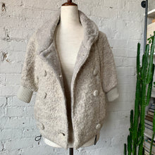 Load image into Gallery viewer, 1950s Inspired Wool Double Breasted Cropped Bomber Jacket