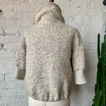 Load image into Gallery viewer, 1950s Inspired Wool Double Breasted Cropped Bomber Jacket