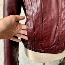 Load image into Gallery viewer, 1980s Oxblood Leather Jacket