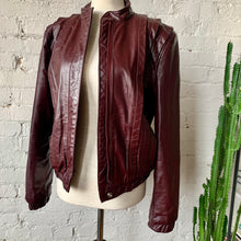 Load image into Gallery viewer, 1980s Oxblood Leather Jacket