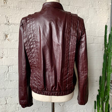 Load image into Gallery viewer, 1980s Oxblood Leather Jacket