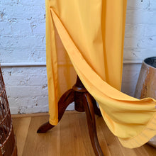 Load image into Gallery viewer, 1970s Golden Yellow & Red Mandarin Style Nightgown Maxi Dress