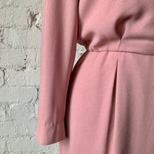 Load image into Gallery viewer, 1980s Blush Pink Liz Claiborne Long Sleeve Dress