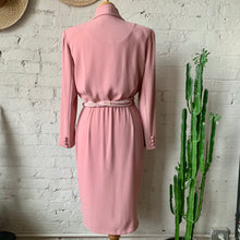 Load image into Gallery viewer, 1980s Blush Pink Liz Claiborne Long Sleeve Dress