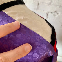 Load image into Gallery viewer, 1980s Color Block Illusion Print Long Sleeve Blouse