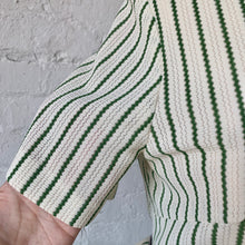 Load image into Gallery viewer, 1960s-70s Olive Green Stripe Shirt Dress